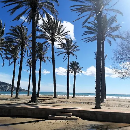 En 1ª Linea De Playa En Con Terraza, Vista Al Mar Y Parking Comunitario - Es-258-3 Appartamento Roses